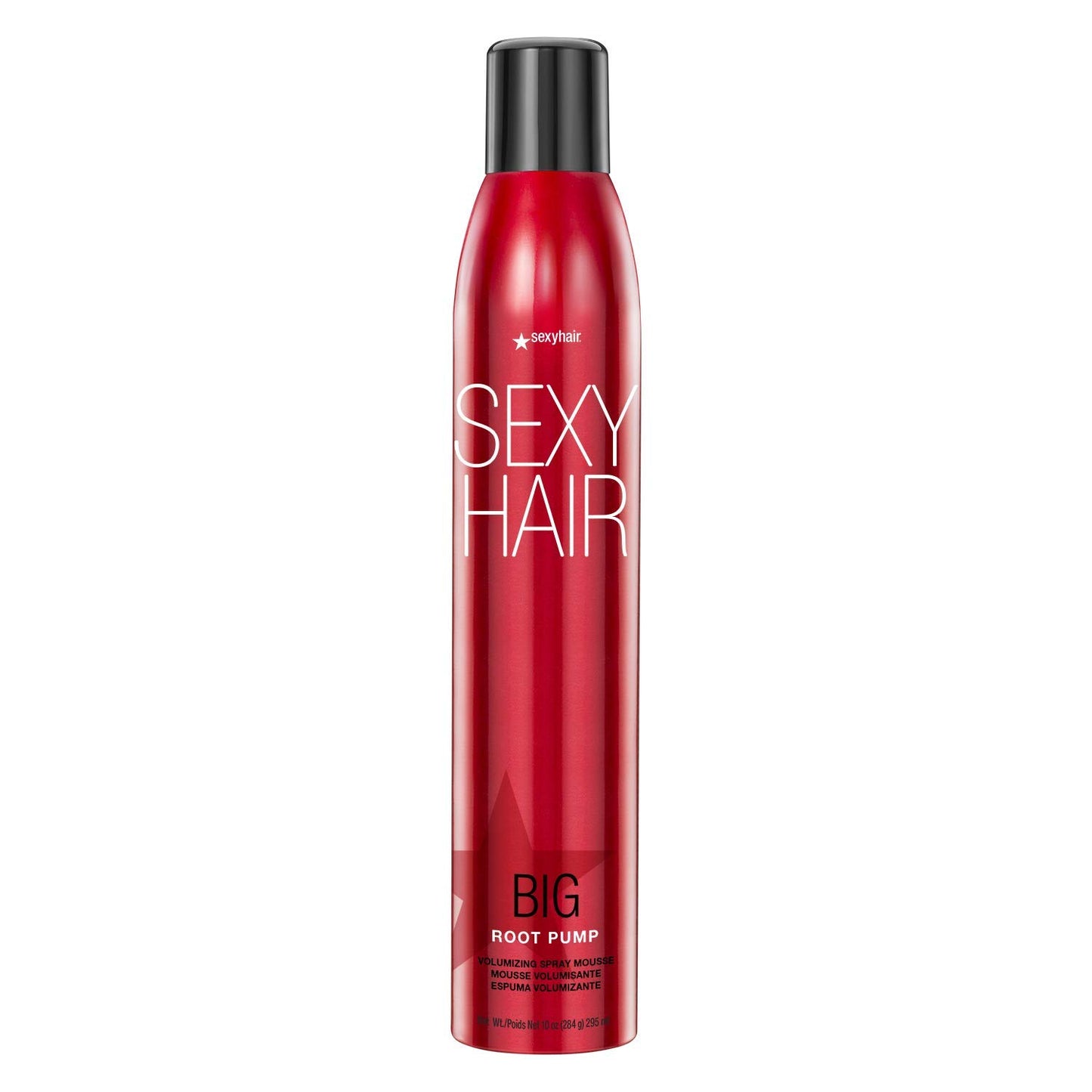 SexyHair Big Root Pump Volumizing Spray Mousse, 10 Oz | Volume with Medium Hold | Up to 72 Hour Humidity Resistance