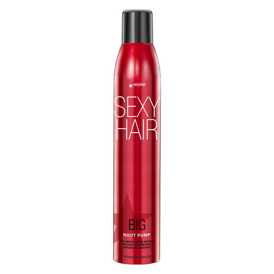 SexyHair Big Root Pump Volumizing Spray Mousse, 10 Oz | Volume with Medium Hold | Up to 72 Hour Humidity Resistance