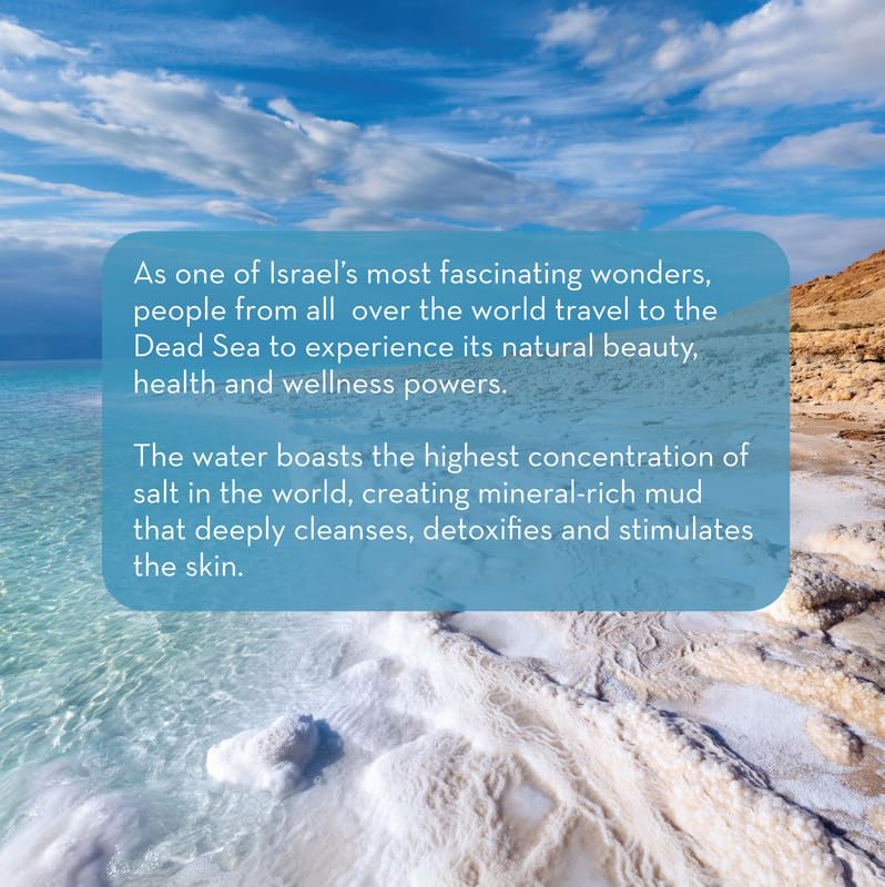 Pure Body Naturals Dead Sea Mud Mask for Face & Body – Acne, Blackheads, Oily Skin, Pores, Clay & Charcoal – 8.8 oz