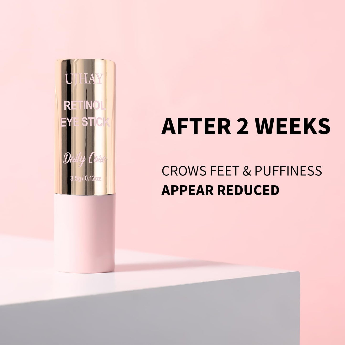 Retinol Eye Stick – Anti-Aging Eye Cream for Wrinkles, Dark Circles & Puffiness, Hydrating, Firming, Multi-Balm with Caffeine & Vitamin C