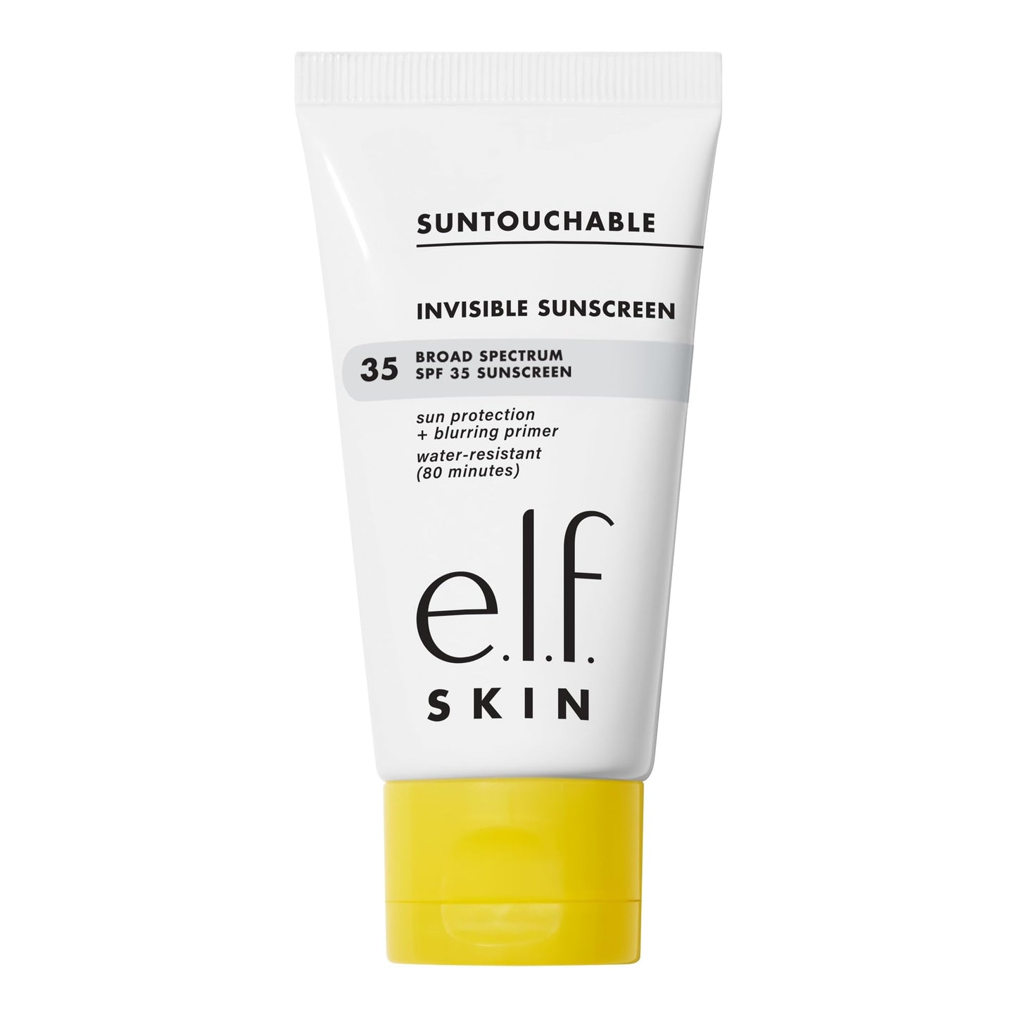 e.l.f. SKIN Suntouchable SPF 35 Gel Sunscreen & Makeup Primer – Lightweight, Invisible, Vegan & Cruelty-Free, Smooth Complexion