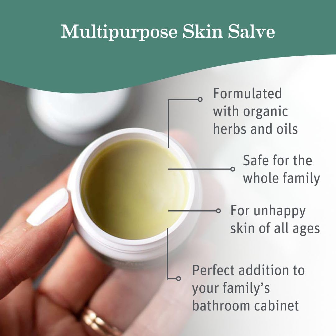 Earth Mama Organic Skin & Scar Balm 2-Pack – C-Section & Stretch Mark Recovery Cream with Jojoba, Tamanu & Gotu Kola Oils