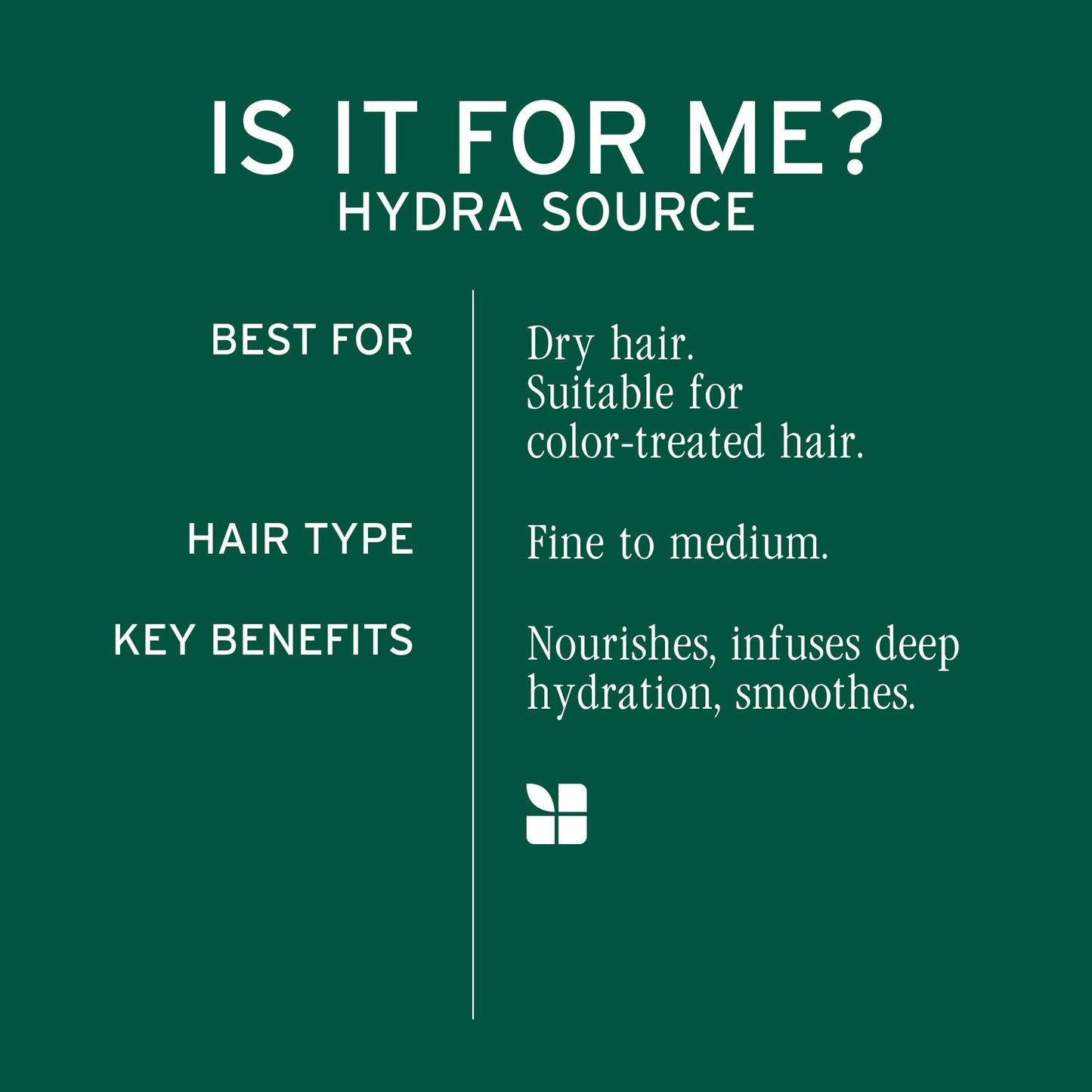 Biolage Hydra Source Conditioning Balm – Deep Moisture & Detangling for Dry Hair, With Fermented Aloe & Hyaluronic Acid, Vegan, 7.9 Fl Oz