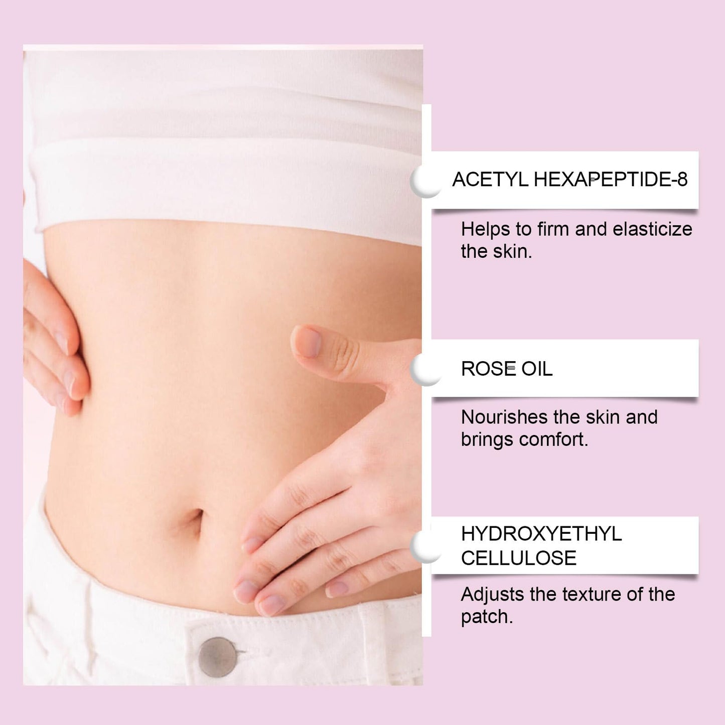 GLP-1 Patches,24-Hour Firming Body Care Patch with Natural Ingredients,Mild,Moisturizing Supports Skin Elasticity & Contouring for Women- 30pcs