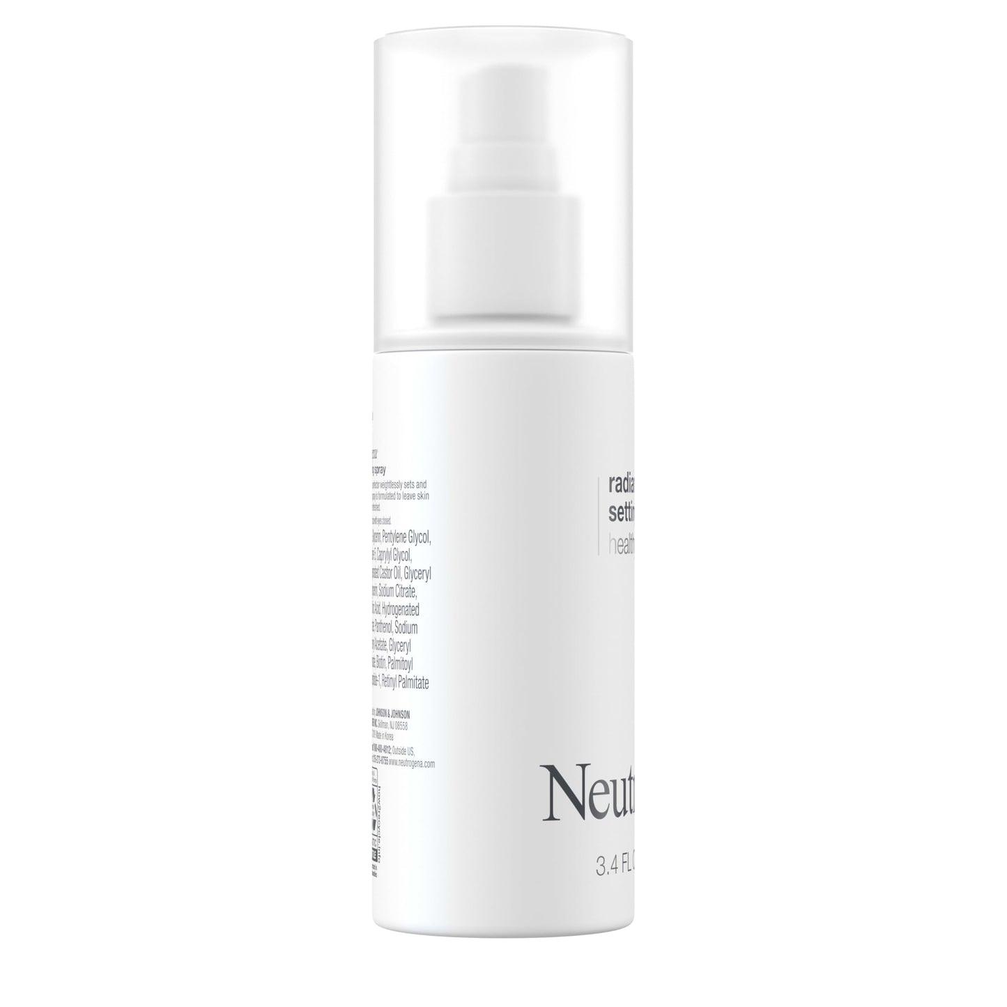 Neutrogena Healthy Skin Radiant Setting Spray – Long-Lasting Hydrating Face Mist with Antioxidants & Peptides, 3.4 fl. oz