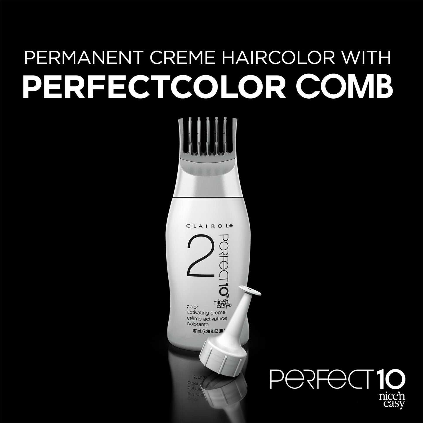 Clairol Nice'n Easy Perfect 10 Permanent Hair Dye, 5A Medium Ash Brown Hair Color, Pack of 1