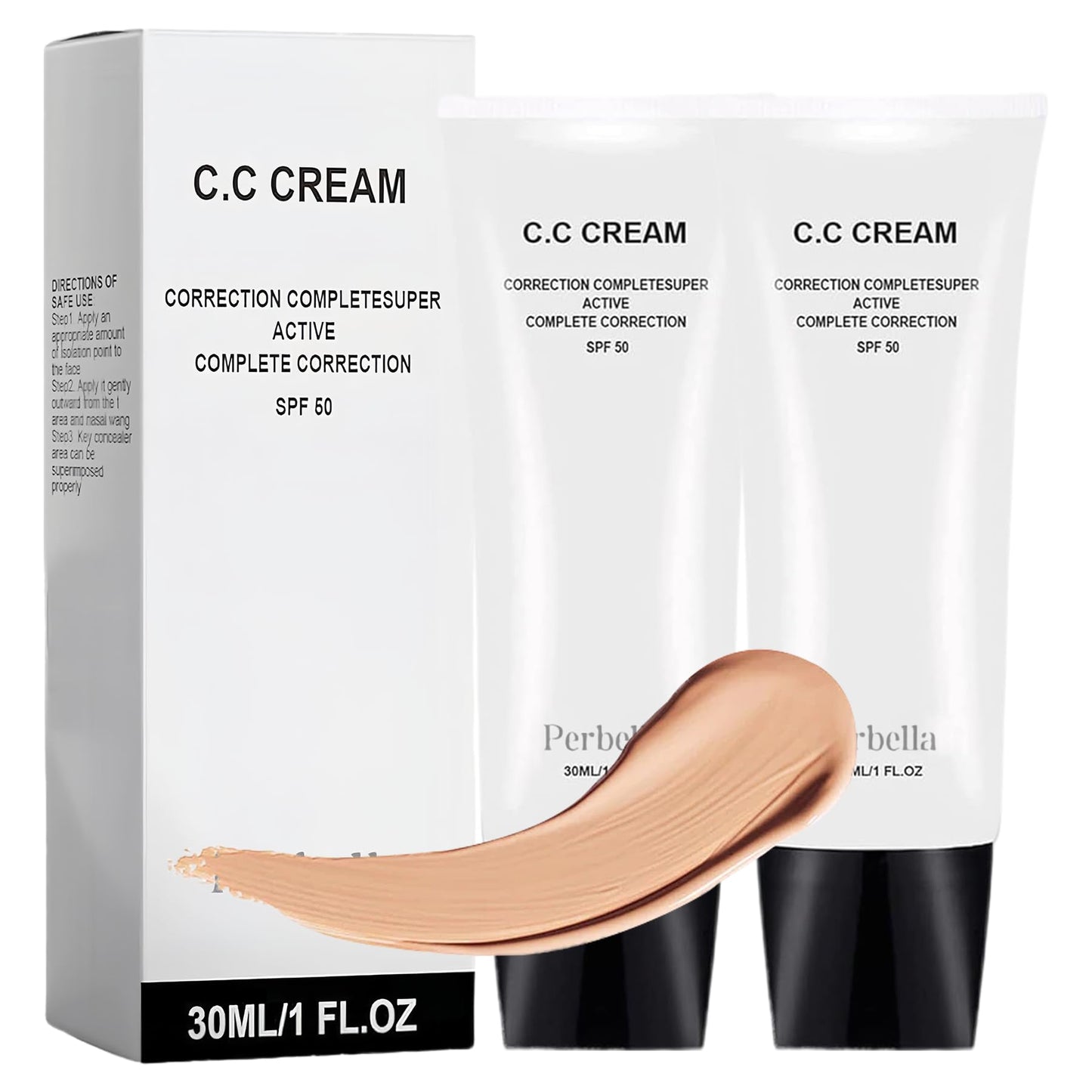 Perbella Cc Cream Self Adjusting For Mature Skin (nature 2PCS)
