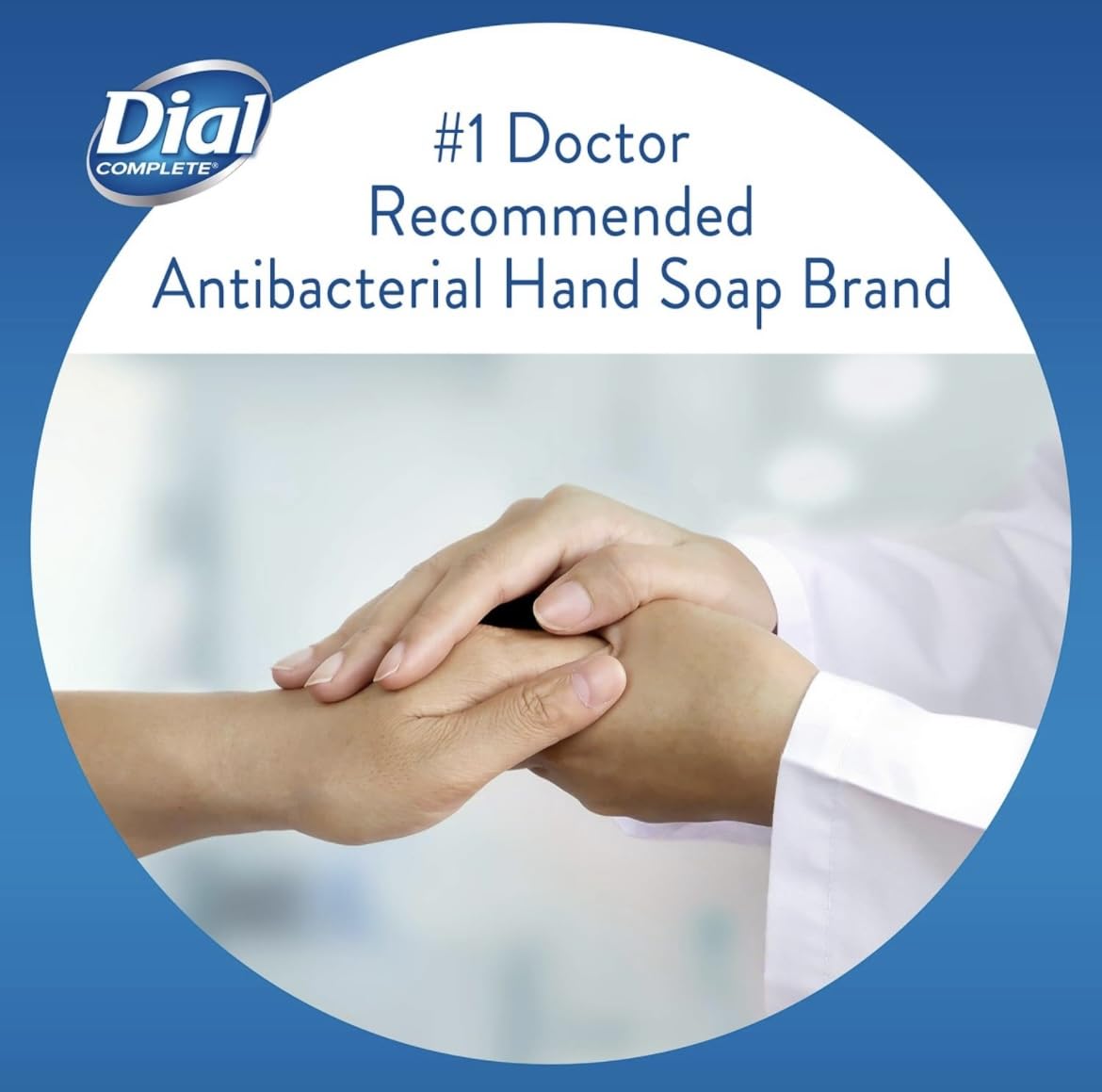 Dial Antibacterial Liquid Hand Soap Refill, Spring Water, 52 fl oz Pack of 3