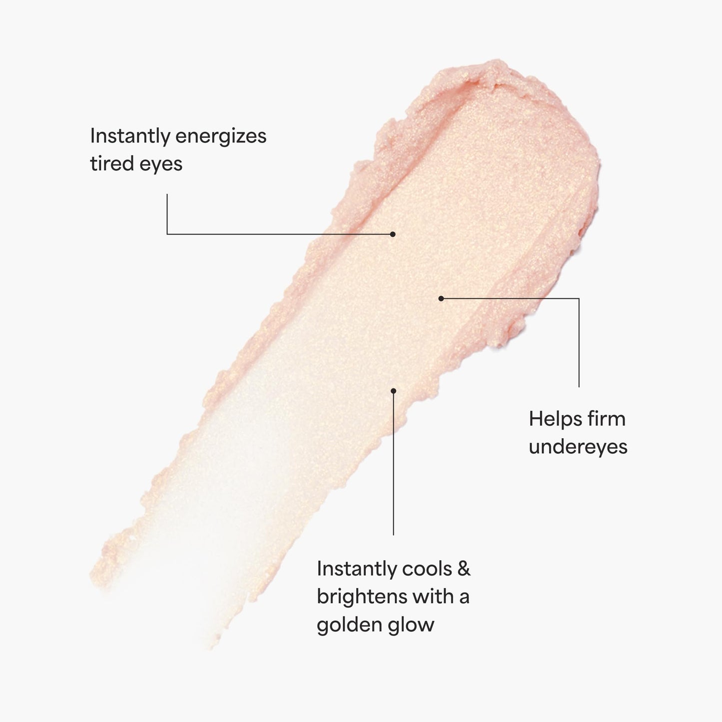 TULA Skin Care Spresso Eye Balm - Energizing, Hydrating Caffeine Treatment for Dark Circles, Gold Glow, Portable 0.35 oz