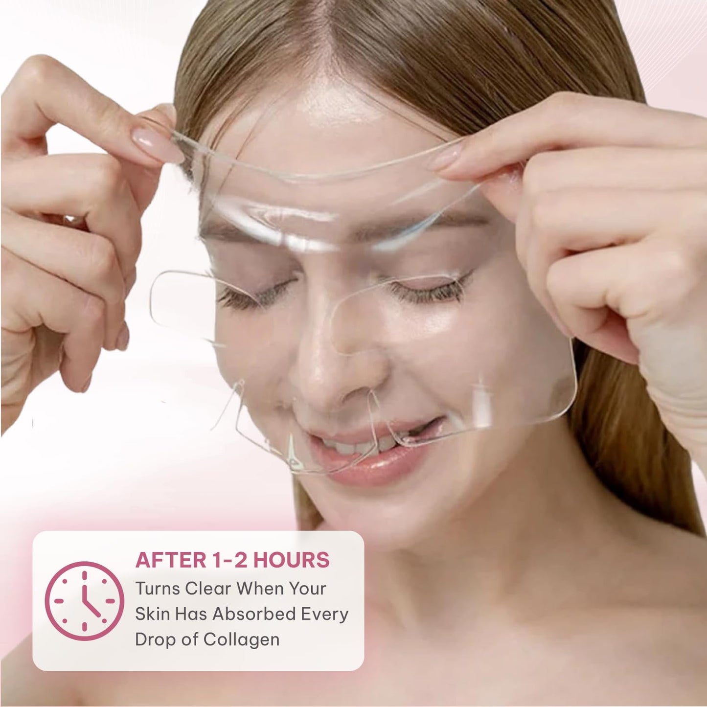 Quasi Bio-Collagen Overnight Face Mask – Hydrating Korean Sheet Mask with Niacinamide & Low Molecular Collagen – 4-Pack, All Skin Types