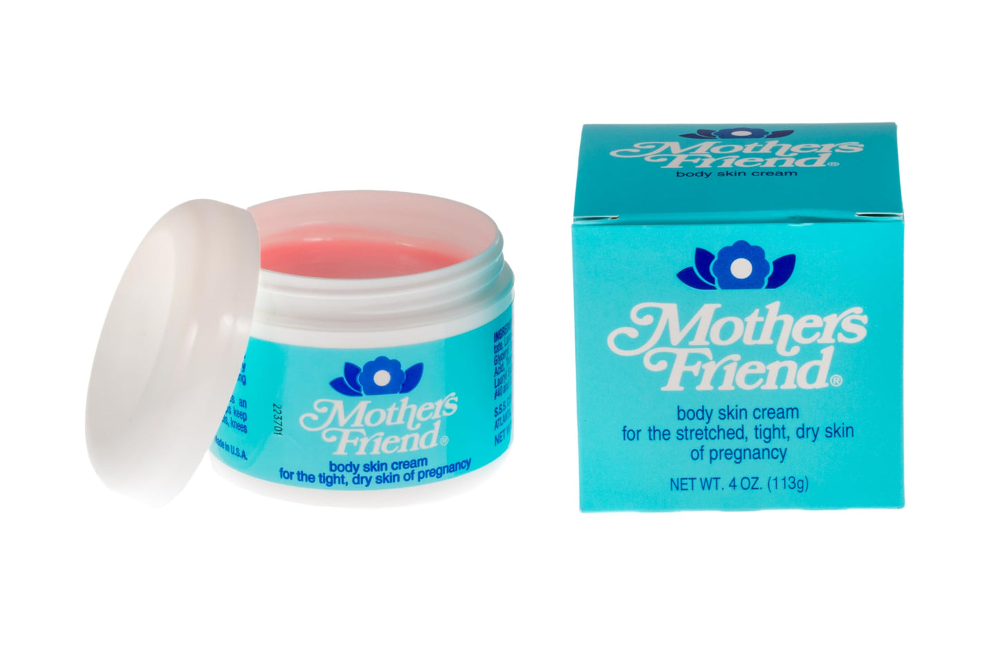 1 Pack of Mothers Friend Body and Skin Cream, for Stretched Tight and Dry Skin of Pregnancy