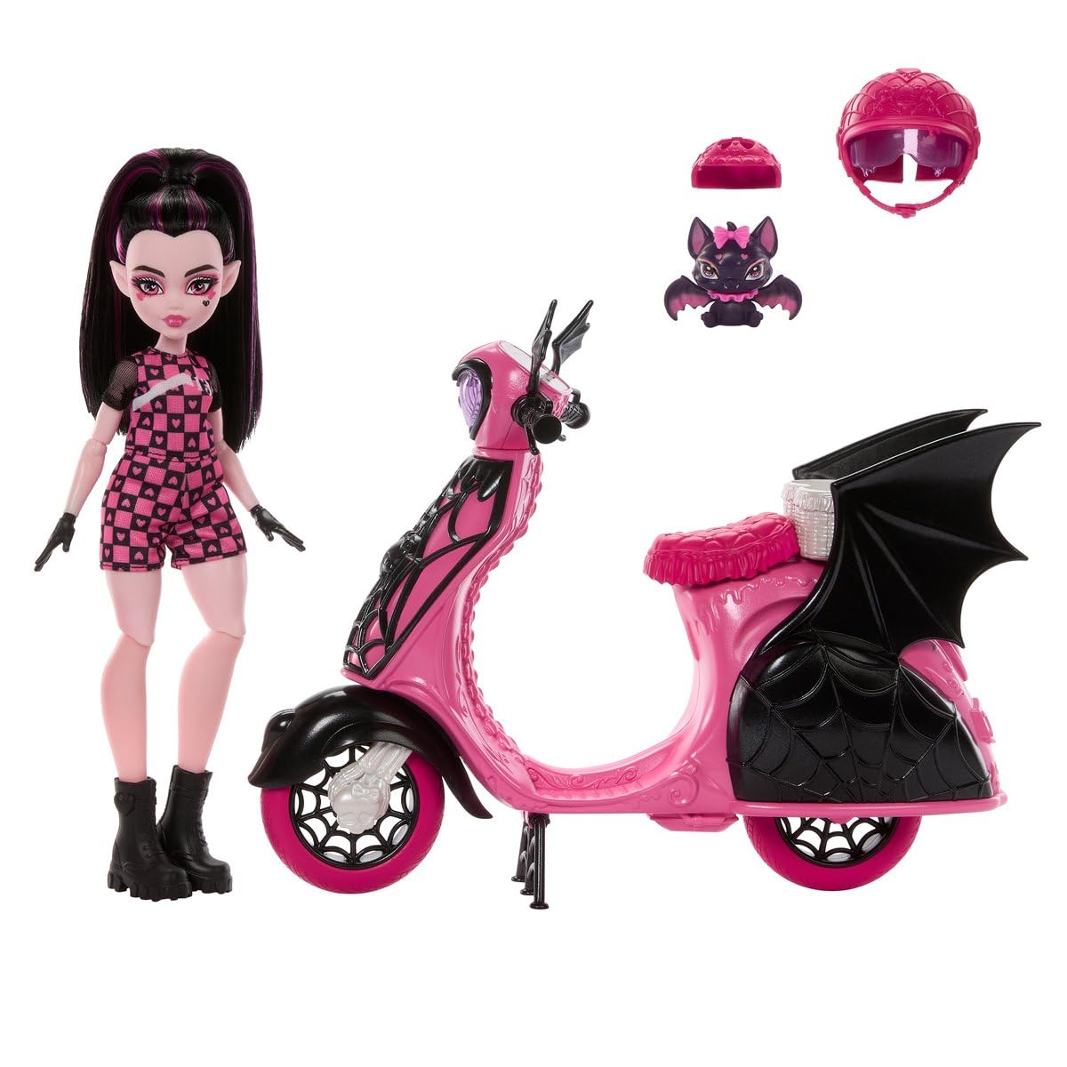 Draculaura and his Scooter Monster hig