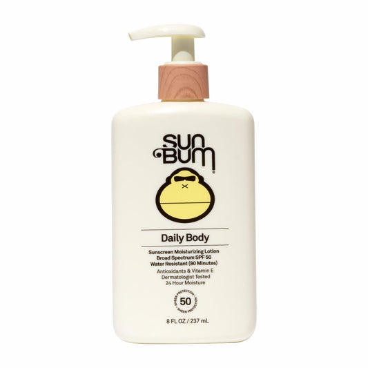Sun Bum Daily SPF 50 Sunscreen Lotion – Broad Spectrum, Moisturizing, Vitamin E, Vegan, Reef-Friendly, Dermatologist Tested, 8 oz