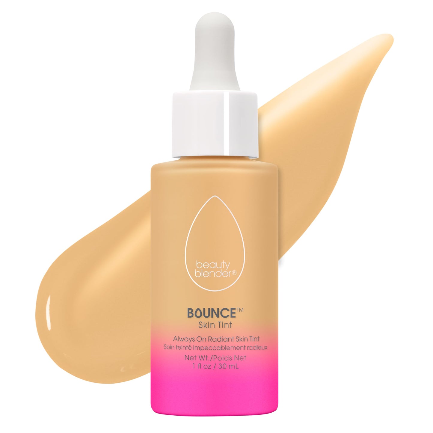 Beautyblender Always-On Radiant Skin Tint – Medium 1, 12-Hour Wear, Breathable Serum Foundation with Hyaluronic Acid & Niacinamide