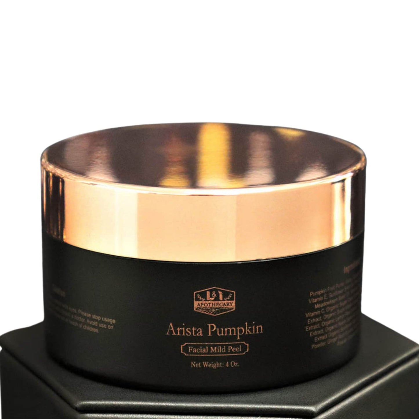 L&I Apothecary 4 fl. Oz. Arista Pumpkin Enzyme Mask - Exfoliating mask for Uneven tone, Fine lines and Dullness. Clarifying mask.