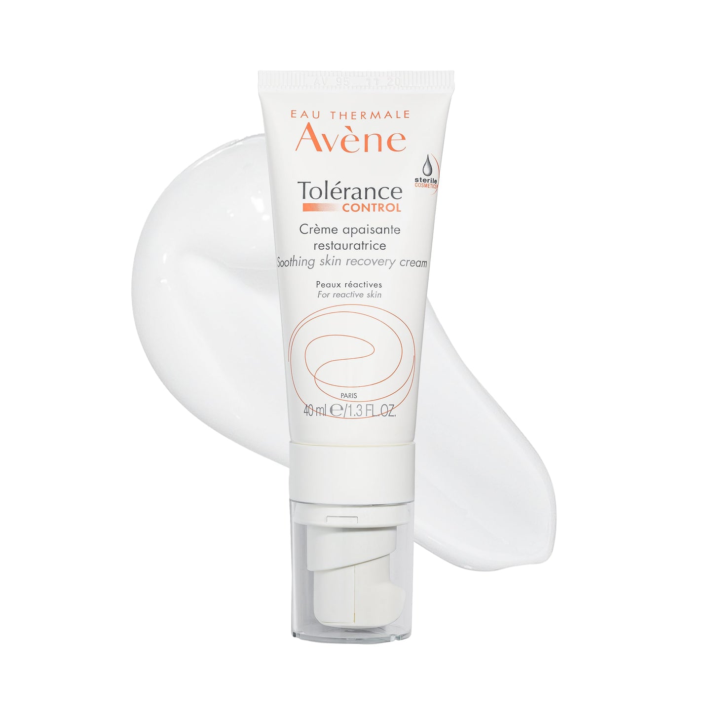 Avène Tolerance Control Soothing Cream for Hypersensitive Dry Skin, Restores Barrier, Calms Irritation, Fragrance-Free 1.3 fl oz