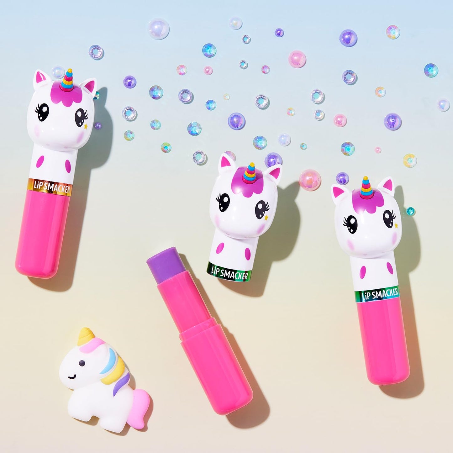 Lip Smacker Lippy Pals Unicorn Lip Balm – Flavored, Moisturizing, Soft Shine, Hydrating & Vegan, Fun Tasty Unicorn Magic