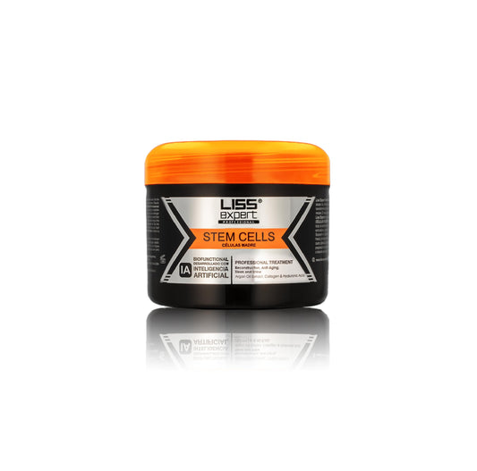 Liss Expert Stem Cells Smoothing Treatment with Organic Keratin, Argan Oil & Hyaluronic Acid – Frizz-Free Repair, Shine & Straightening – One Use