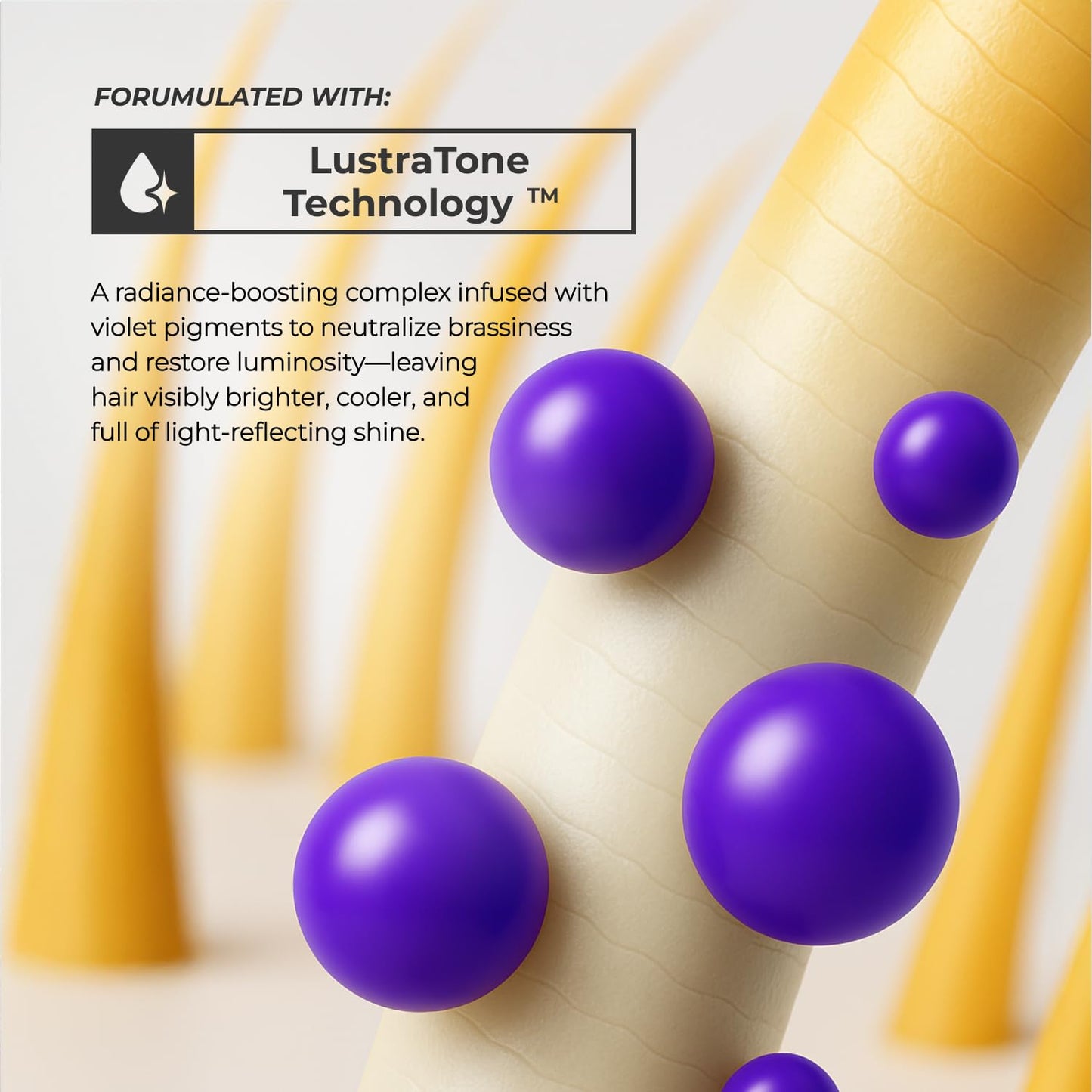 XMONDO Hair Supernova Blonde Toning Leave-In Foam | Vegan Toner for Blonde, Highlighted & Gray Hair | Reduces Brassy & Yellow Tones, 6.7 Fl Oz