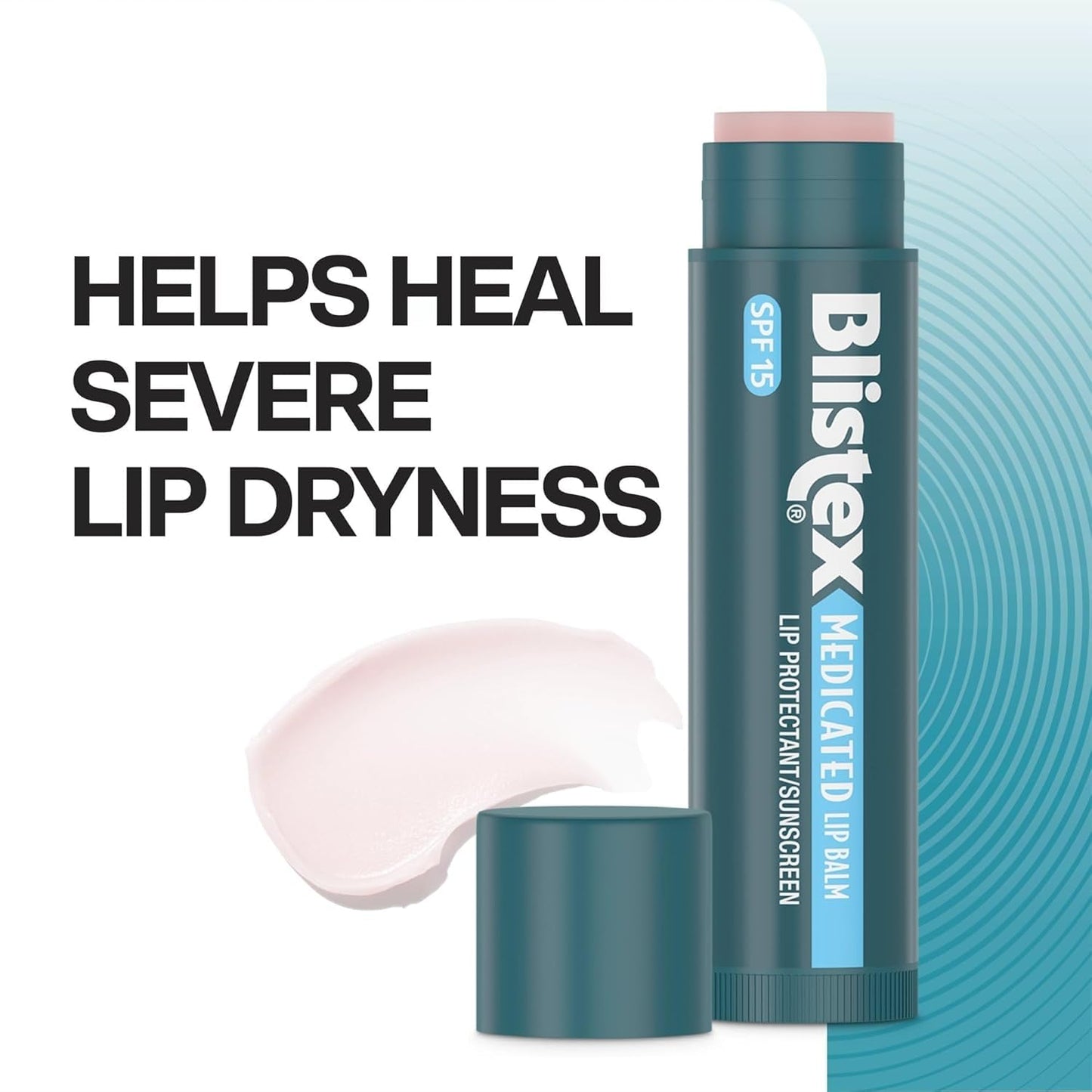 Blistex Medicated Lip Balm SPF 15, 0.15 oz, 3 Count – Seals in Moisture, Prevents Dryness & Chapping, Hydrating Easy-Glide Lip Care
