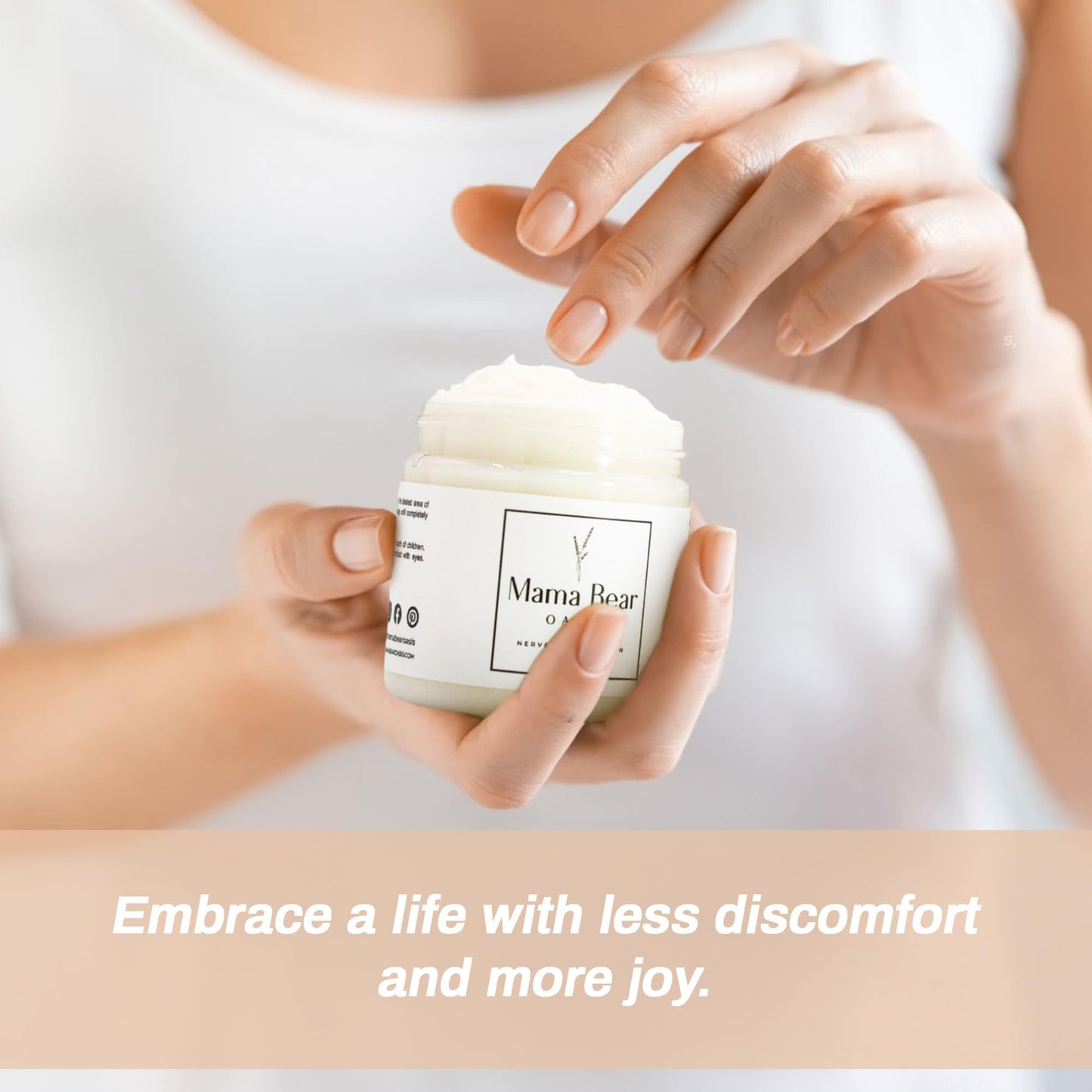 Mama Bear Oasis Lotion – Hydrating Magnesium Lotion, Fast-Absorbing & Non-Greasy, Soothes Feet & Legs, Pure Ingredients, 1-Pack