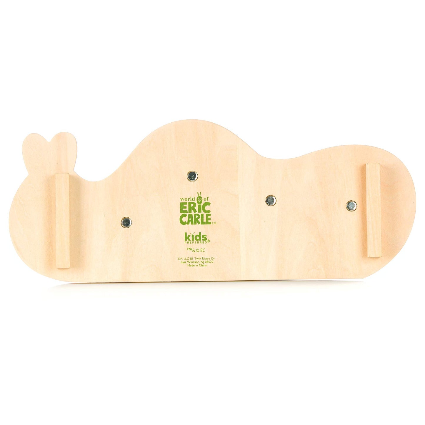 KIDS PREFERRED World of Eric Carle The Very Hungry Caterpillar Montessori Spinning Wooden Gears Toy with Colorful Non-Removable Gears