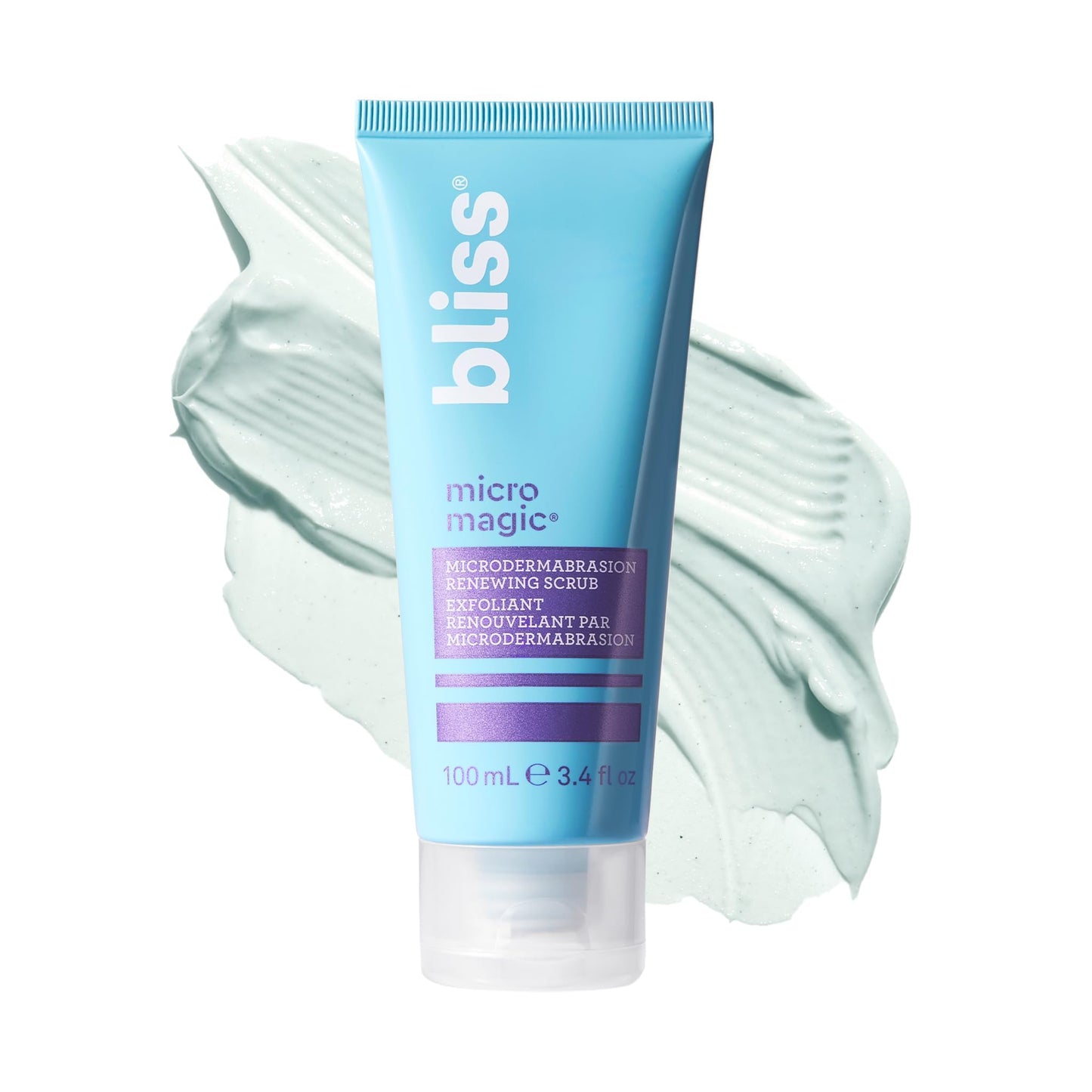 Bliss Micro Magic Scrub & Fab Foaming 2-in-1 Cleanser Duo – Exfoliating Face Scrub + Gentle Cleanser for Smooth, Glowing, Refined Skin
