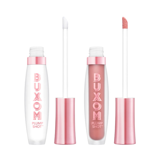 Buxom Plump Shot Peptide-Infused Lip Serum, Lip Plumping Gloss, Formulated with Advanced Peptides, Hyaluronic Acid, Avocado & Jojoba Oil