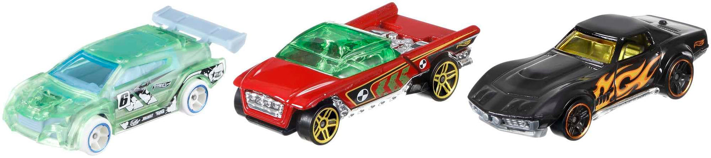 Hot Wheels 3-Car Pack | 1:64 Scale Sports Cars Multipack, Instant Starter Set with Rolling Wheels for Kids 3+