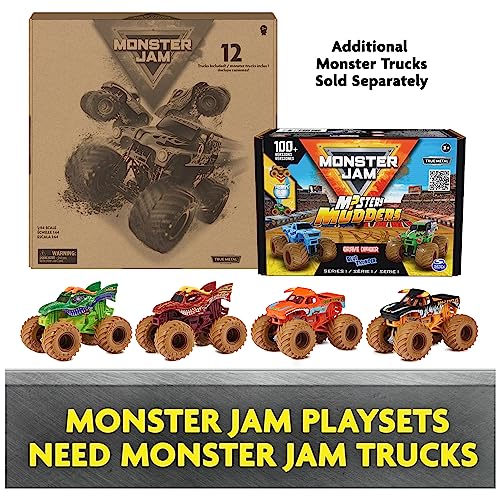 Monster Jam, Ultimate Arena Playmat & Storage with 2 Exclusive Monster Trucks, 1:64 Scale, 20 Accessories, Kids Toys for Boys and Girls Ages 4 and Up