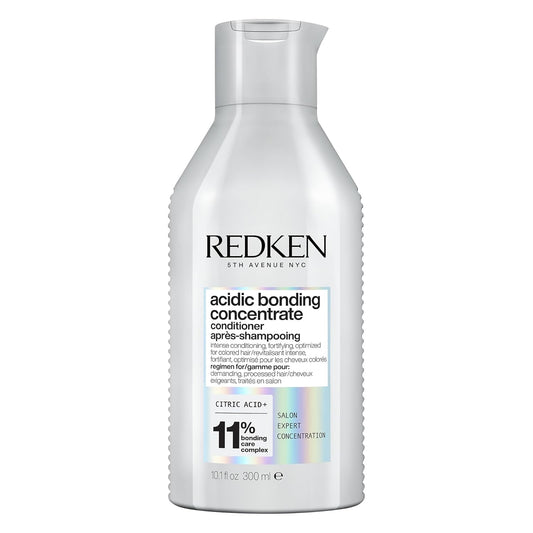 Redken Acidic Bonding Concentrate Conditioner For Damaged Hair Repair - Strengthens and Repairs Weak and Brittle Hair, Sulfate-Free, With Citric Acid