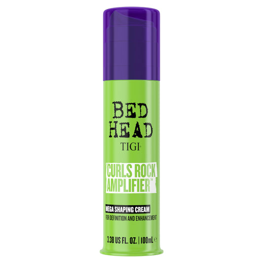 Bed Head by TIGI Curls Rock Amplifier – Curl Shaping and Defining Cream with Anti Frizz Protection for Beautifully Enhanced Curls and Waves, 3.38 fl oz