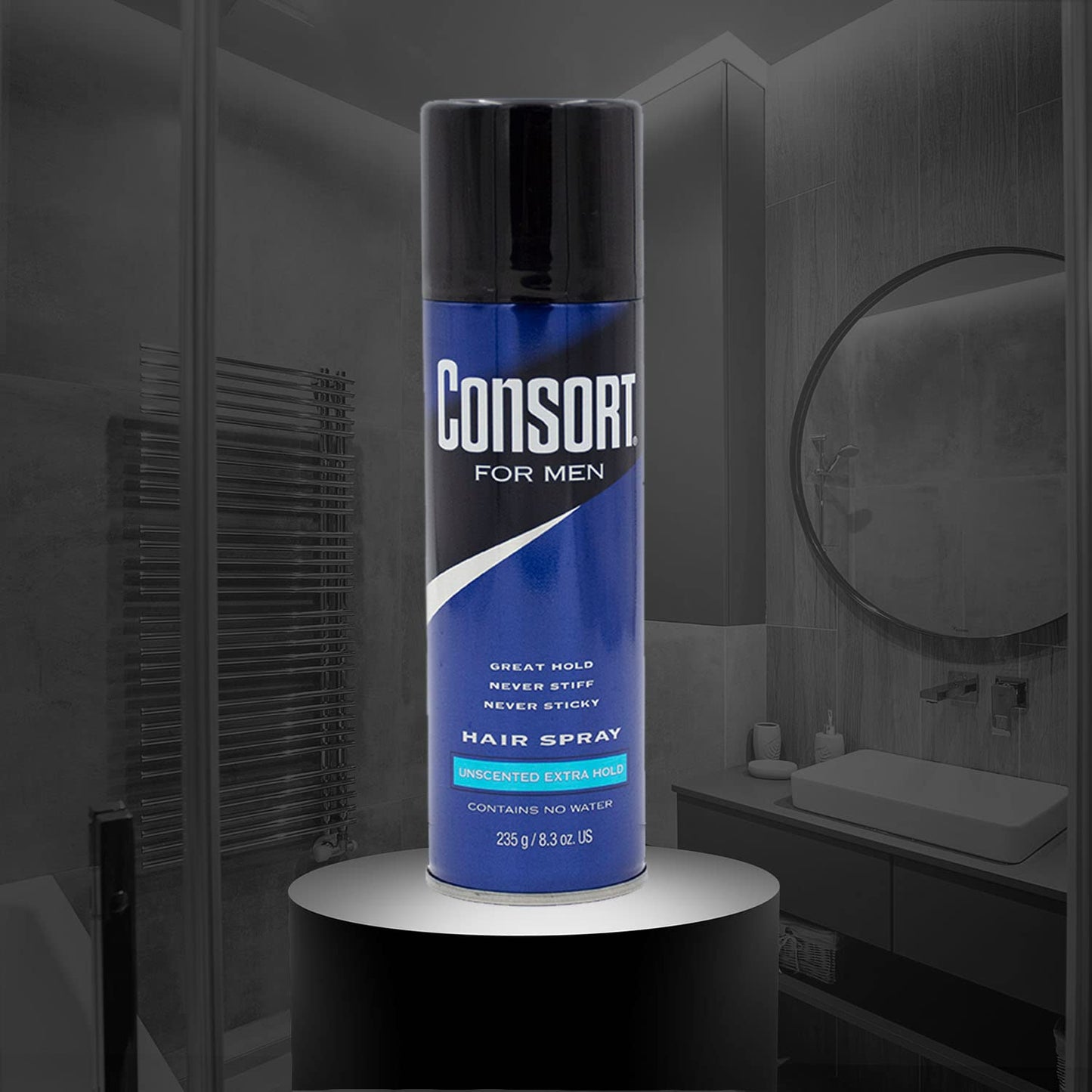 Consort Extra Hold Hair Spray, Unscented, 8.3 Oz