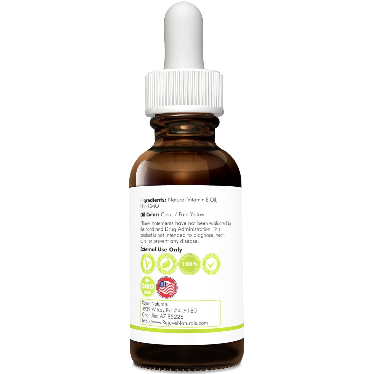 Vitamin E Oil 100% Pure & Natural 42,900 IU – Repair Dry Skin, Scars, Acne, Age Spots & Wrinkles, Boost Collagen for Youthful Glow