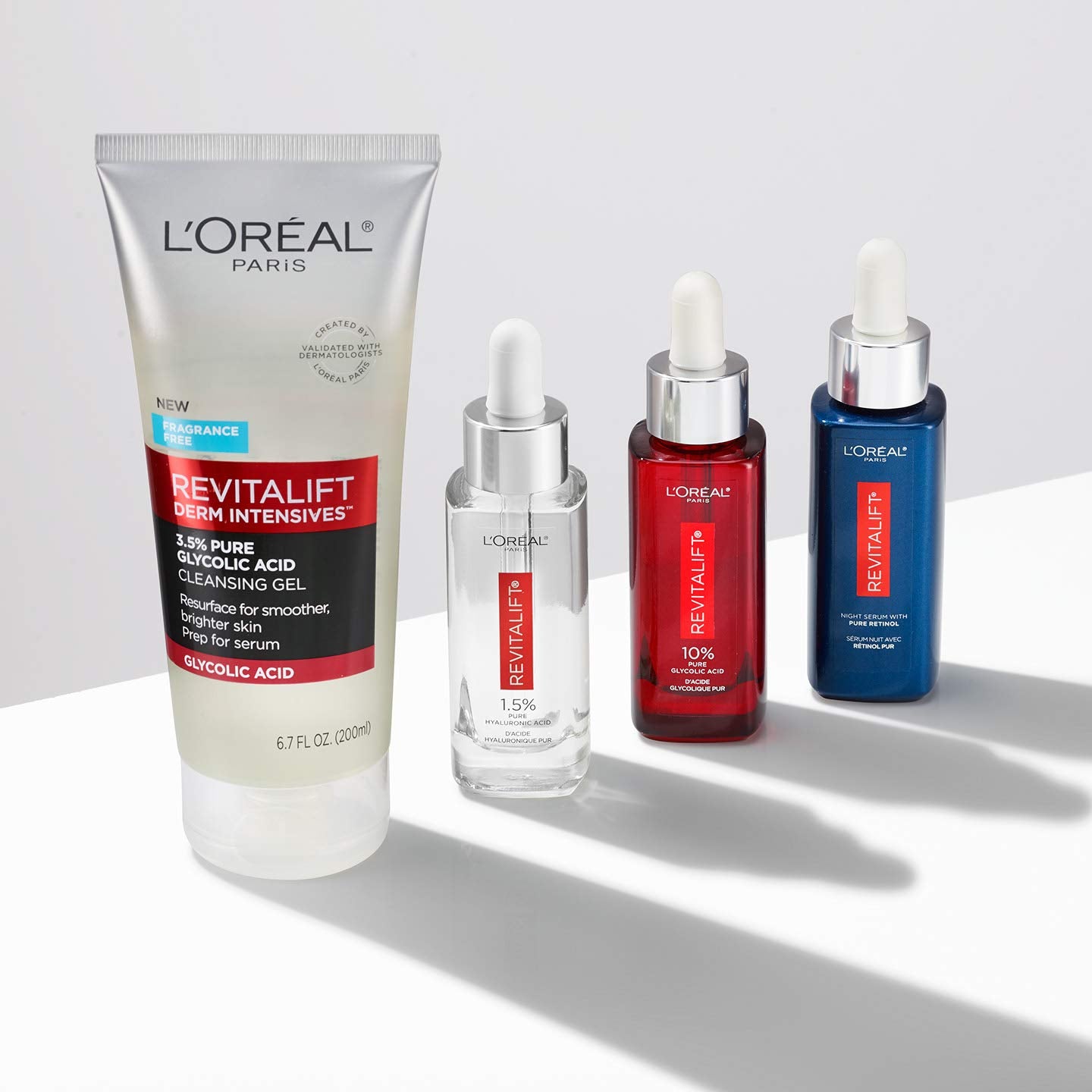 L'Oreal Paris Revitalift 3.5% Pure Glycolic Acid Brightening Cleansing Gel wth Salicylic Acid 6.7 fl oz