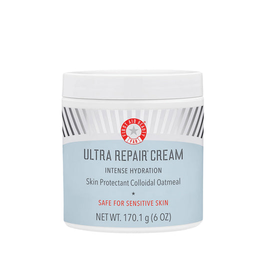 First Aid Beauty Ultra Repair Cream - 6oz Whipped Moisturizer with Colloidal Oatmeal, Clinically Proven Hydration & Skin Barrier Relief for Eczema