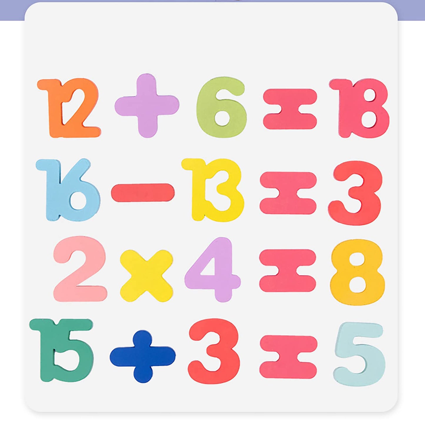 Wooden Puzzles for Toddlers – 3-Pack Alphabet & Number Shape Puzzles, Montessori Learning Toy for Kids Ages 3, Boys & Girls