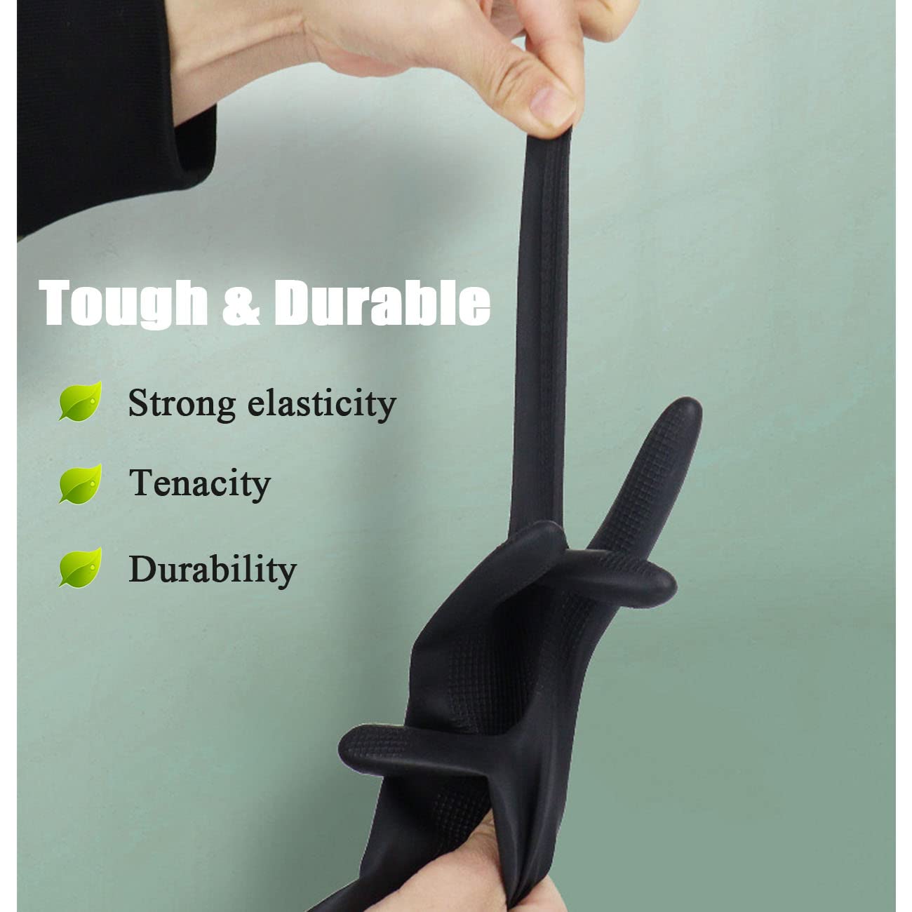 VOVCIG Hair Dye Gloves,Professional Hair Coloring Accessories for Hair Salon Hair Dyeing,2pcs（1 left+1 right）,black