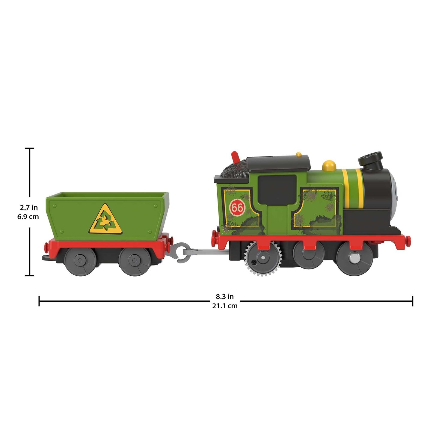 Thomas & Friends Motorized Toy Train Whiff Battery-Powered Engine and Cargo Car for Pretend Play Preschool Kids Ages 3+ Years