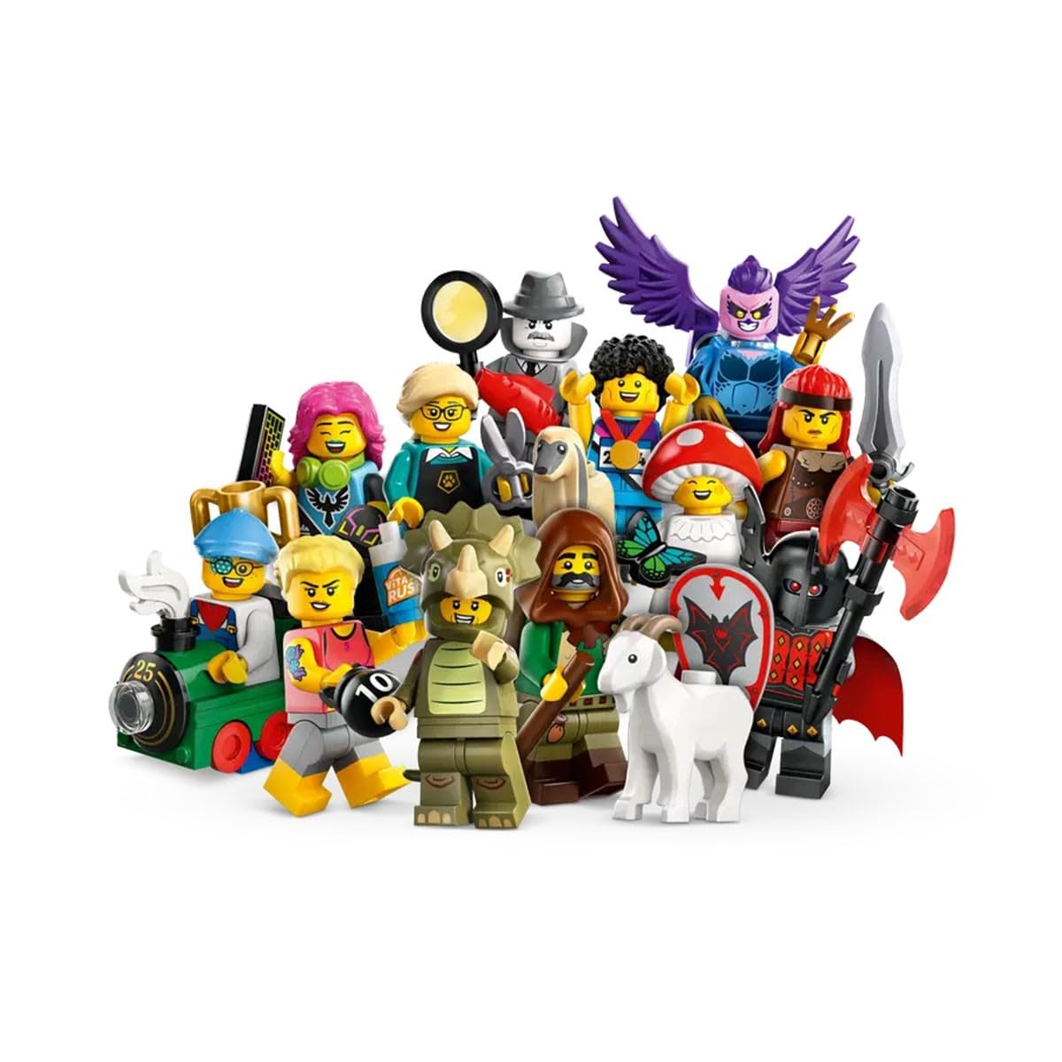 LEGO Minifigures Series 25 Collectible Surprise Figures, Adventure Toy Set for Kids 5+, Mystery Gift for Boys & Girls, 71045