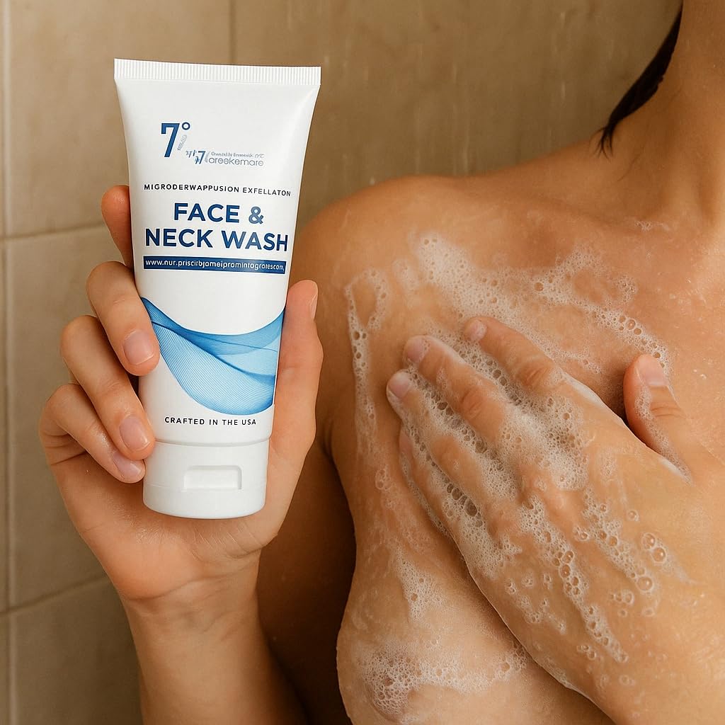 Microdermabrasion KP & Acne Scrub – Deep Cleansing Face & Body Exfoliant for Bumps, Redness, Rough & Dry Skin, Back & Butt Wash