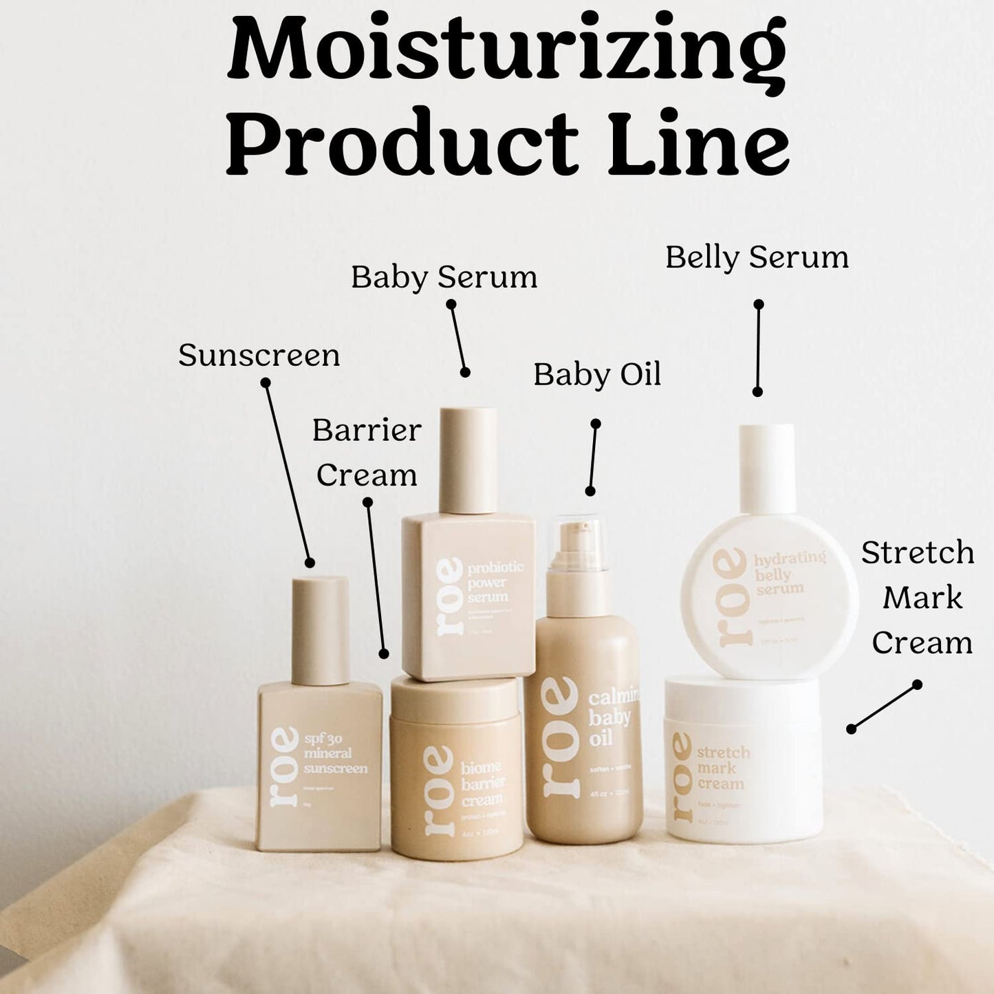 Roe Wellness Stretch Mark Cream for Sensitive Skin – Plant-Based, Hydrating, Firms & Improves Elasticity, Long & Short-Term Care