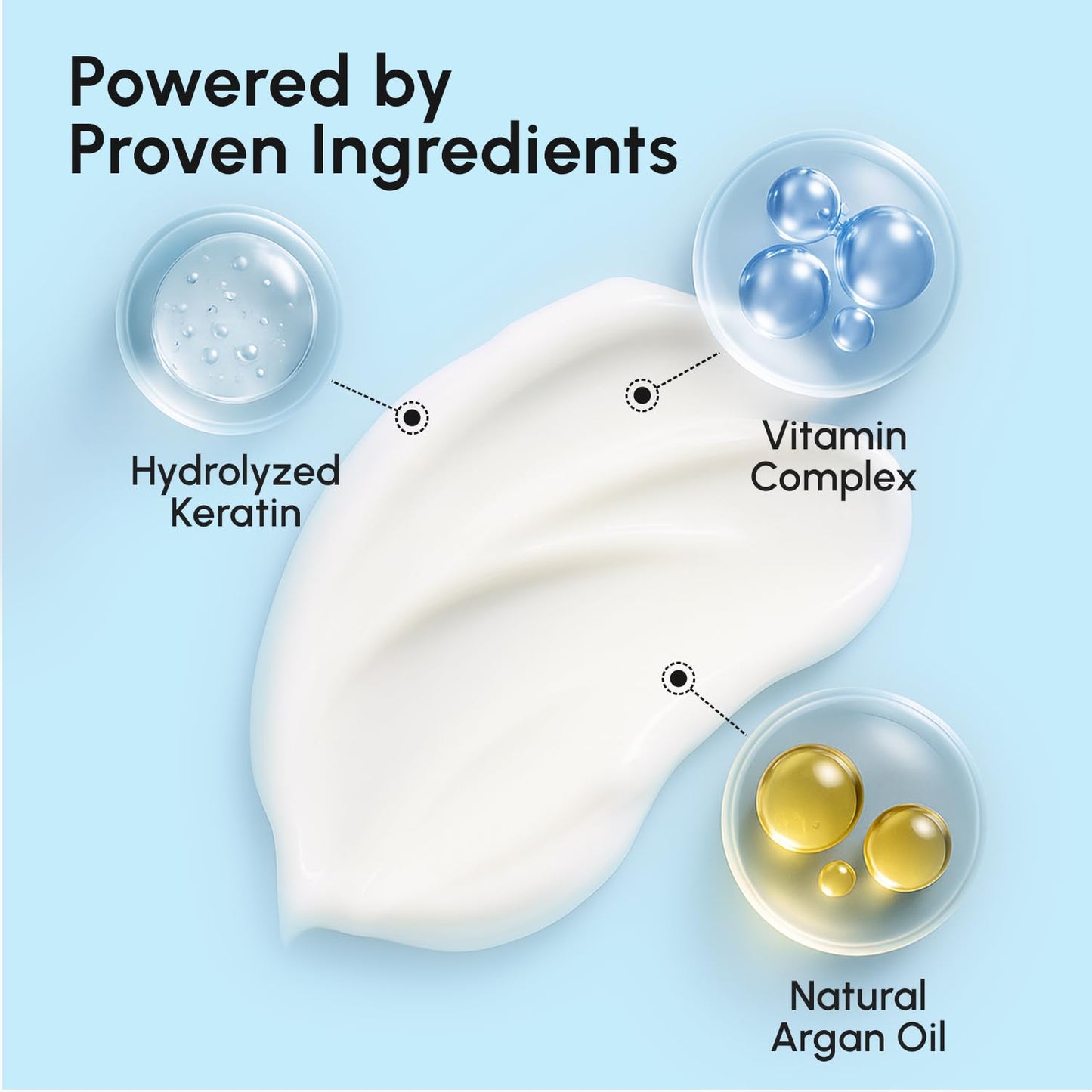 MAREE Leave-In Conditioner Spray with Keratin & Argan Oil – Hydrating Repair for Dry, Damaged, Curly Hair – Lightweight Moisturizer for Men & Women