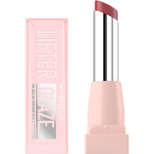 Maybelline Lifter Glaze Lip Balm – Berry Haze, Hyaluronic Acid & Hydrating Oils, 24HR Moisture & Smooth Shine, Sheer Mauve
