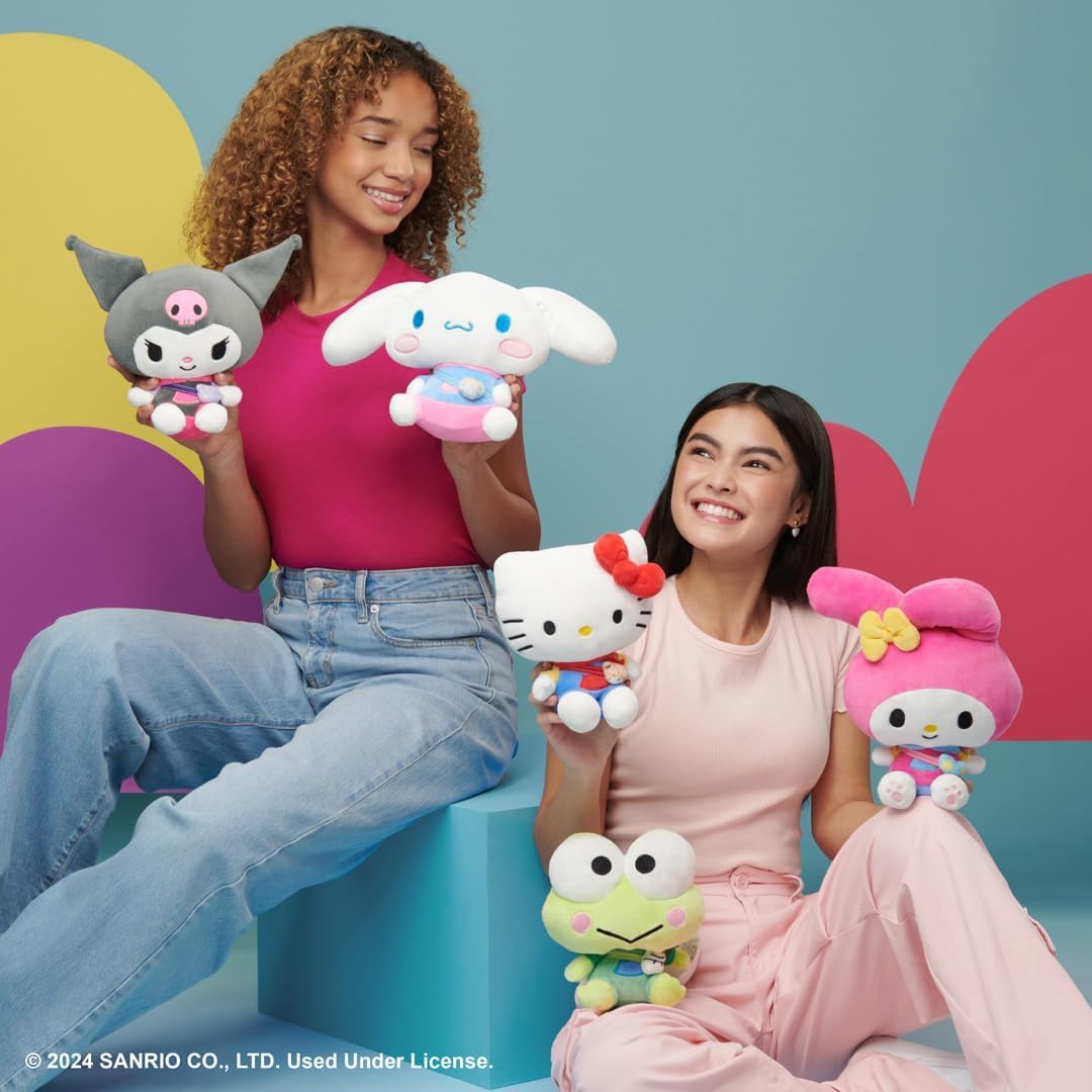 Jazwares Hello Kitty Series 1 Plush - Hoodie Fashion and Bestie Accessory - Officially Licensed Sanrio Hello Kitty and Friends Product from