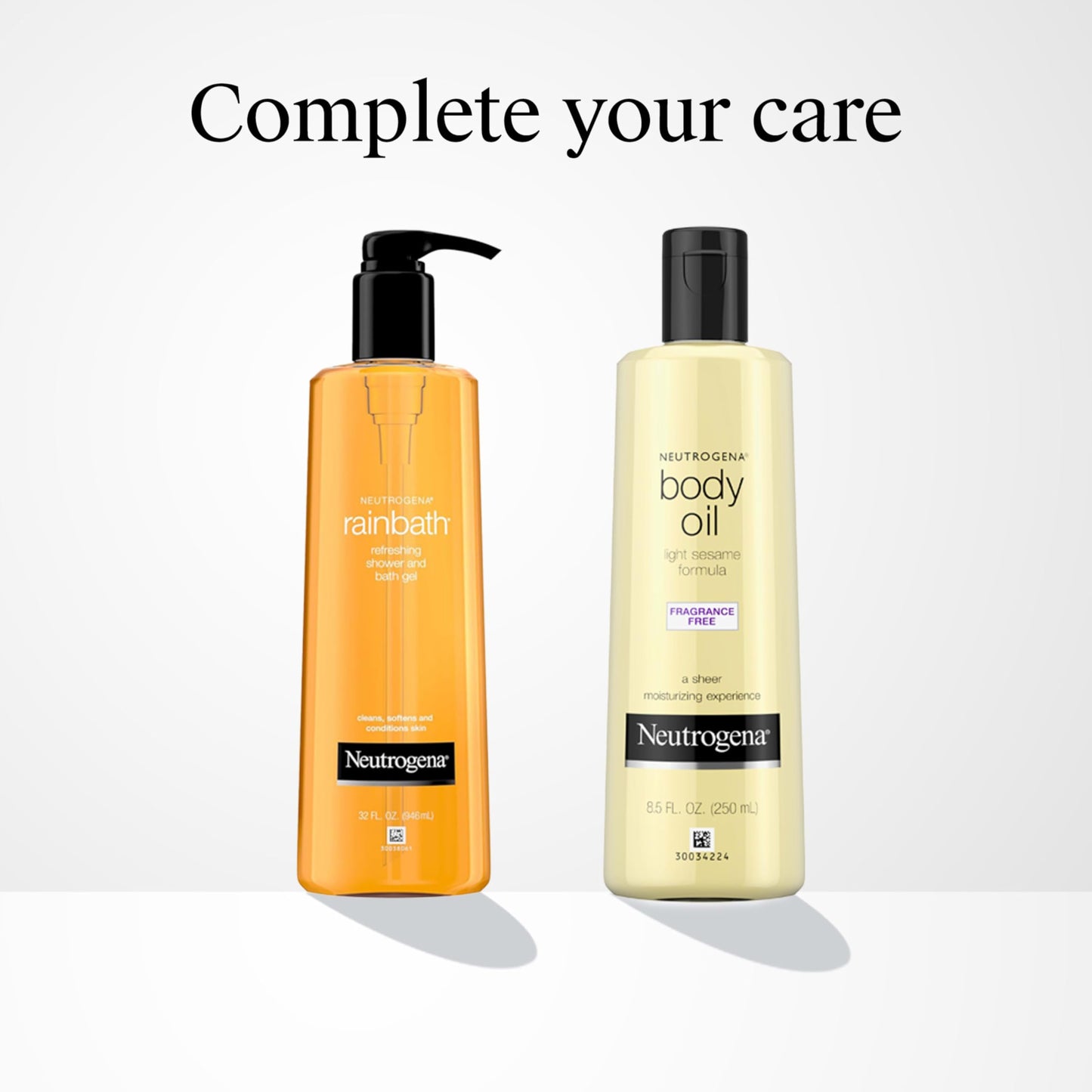 Neutrogena Light Sesame Body Oil – Fast-Absorbing, Non-Greasy Moisturizer for Dry Skin, Radiant Glow, 16 Fl Oz