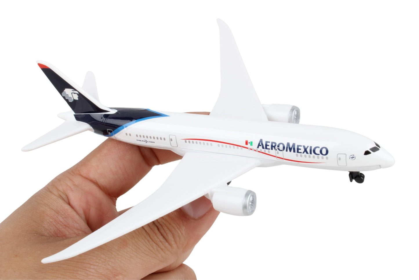 Daron Aeromexico Single Plane, White and Block