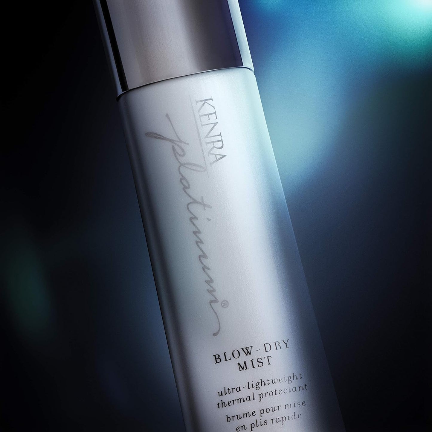 Kenra Platinum Blow-Dry Mist 3.4 fl oz | Lightweight Heat Protectant for Fine to Medium Hair | Detangles, Smooths, Fights Frizz & Humidity