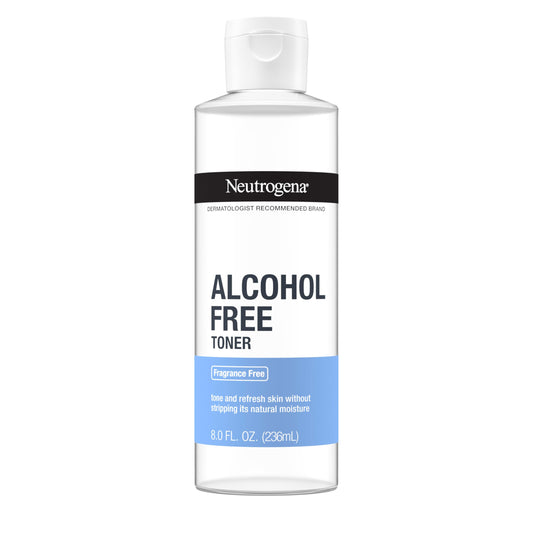 Neutrogena Alcohol-Free Gentle Daily Facial Toner – Fragrance-Free, Hypoallergenic, Removes Impurities & Refreshes Skin, 8 fl. oz