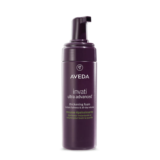 Aveda Invati Ultra Advanced Thickening Foam | 97% Naturally Derived Styling Foam for Thin & Thinning Hair | Adds Instant Volume & Flexible Hold | 5 fl oz